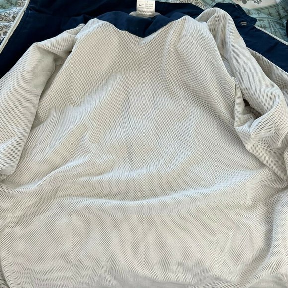 Nike Golf Womens Long Sleeves Full Zip Mock Neck Windbreaker Jacket Size S Cream - Picture 6 of 12